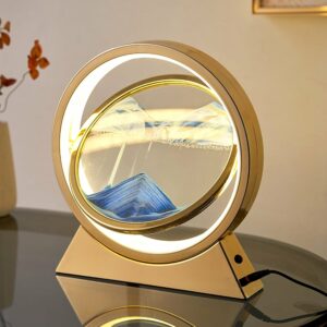 Creative 3D Deep Sea Sandscape Moving Sand Art Quicksand Painting Hourglass Home Office Decoration Accessories Home