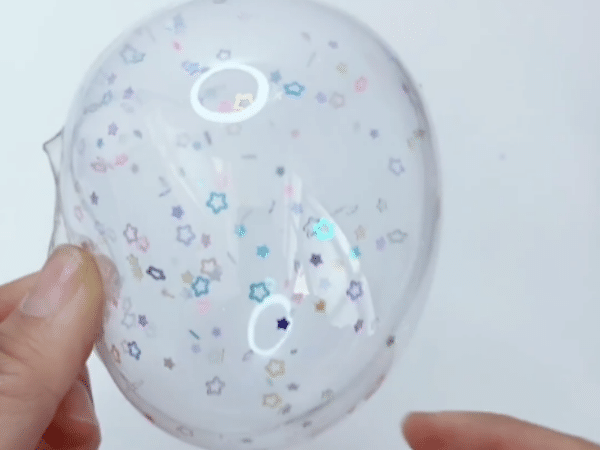 Nano tape bubble blowing step6